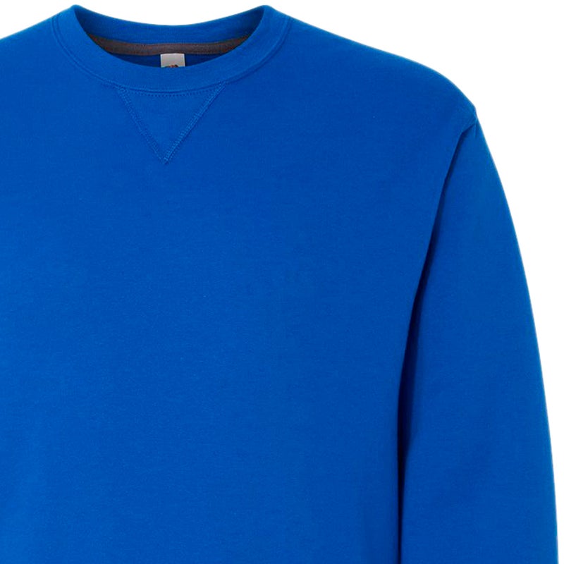 Fruit of the Loom Men's Sofspun Fleece, Sweatshirt-Royal Blue, XX-Large - Image 4